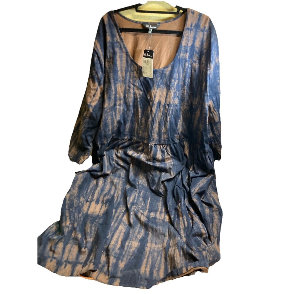 Ulla Popken Espresso 3/4 length sleeves Top size 36/38